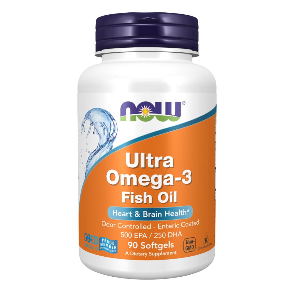 Now Ultra Omega-3 Fish Oil - Heart And Brain Health