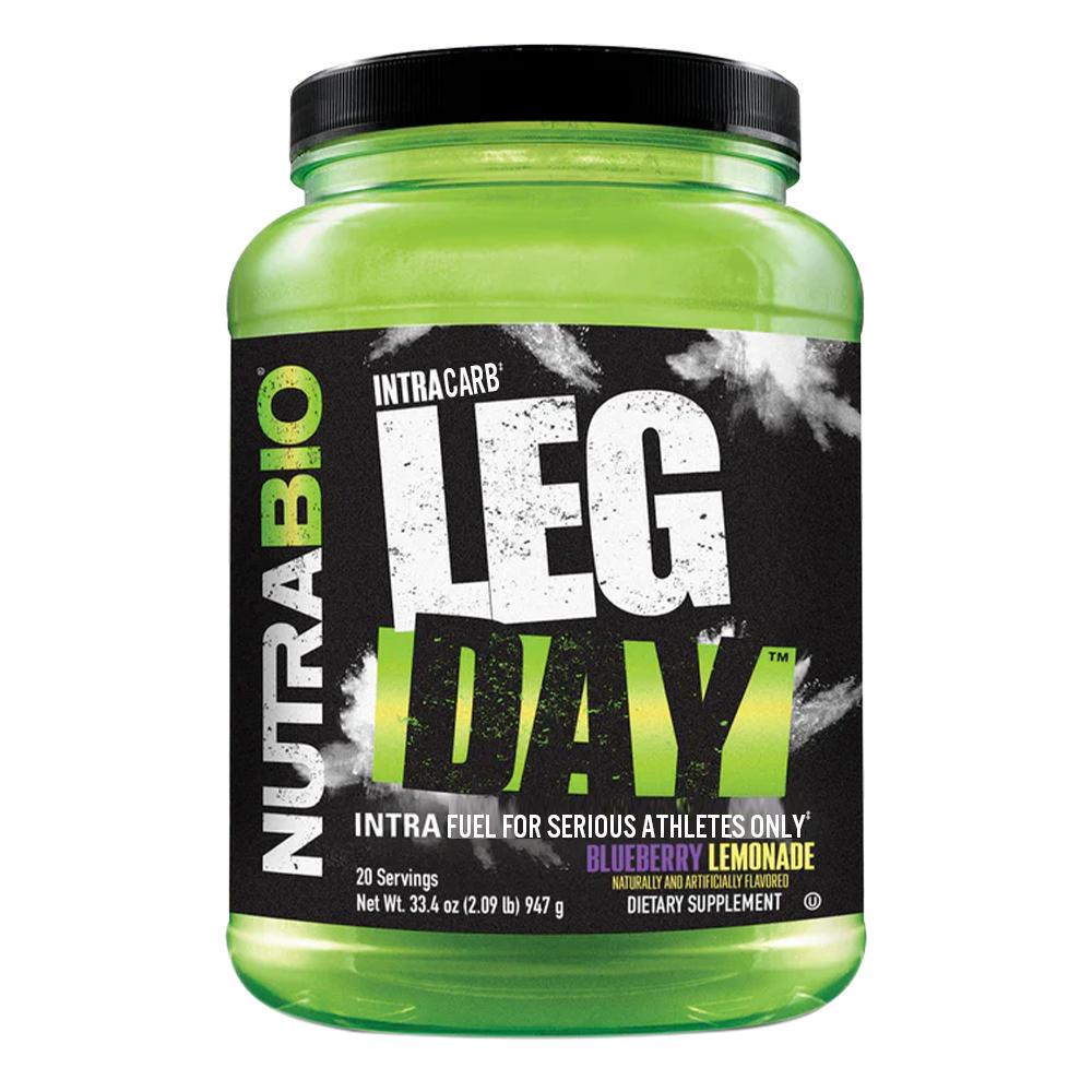 NutraBio - Leg Day Intra-Workout - Blueberry Lemonade - 20 Servings