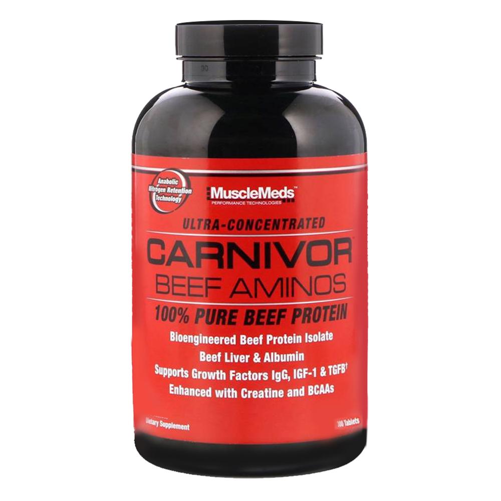 Muscle Med Carnivor Beef Aminos - 300 Tablets