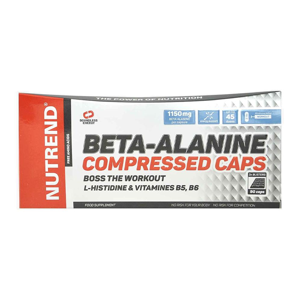 Nutrend - Beta-Alanine Compressed Caps - Unflavored - 90 Caps