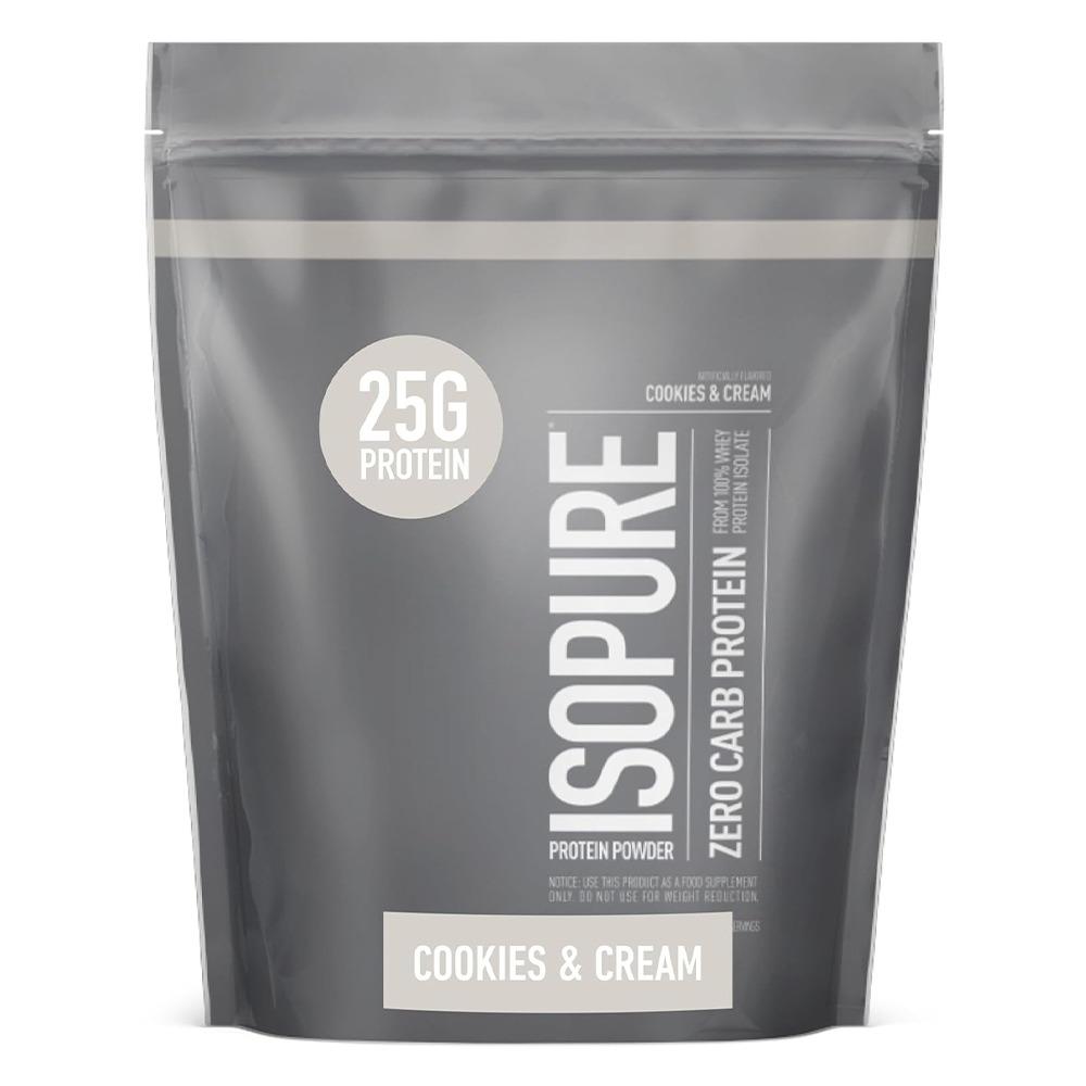 Isopure - Zero Carb Protein - Cookies and Cream - 1 lb