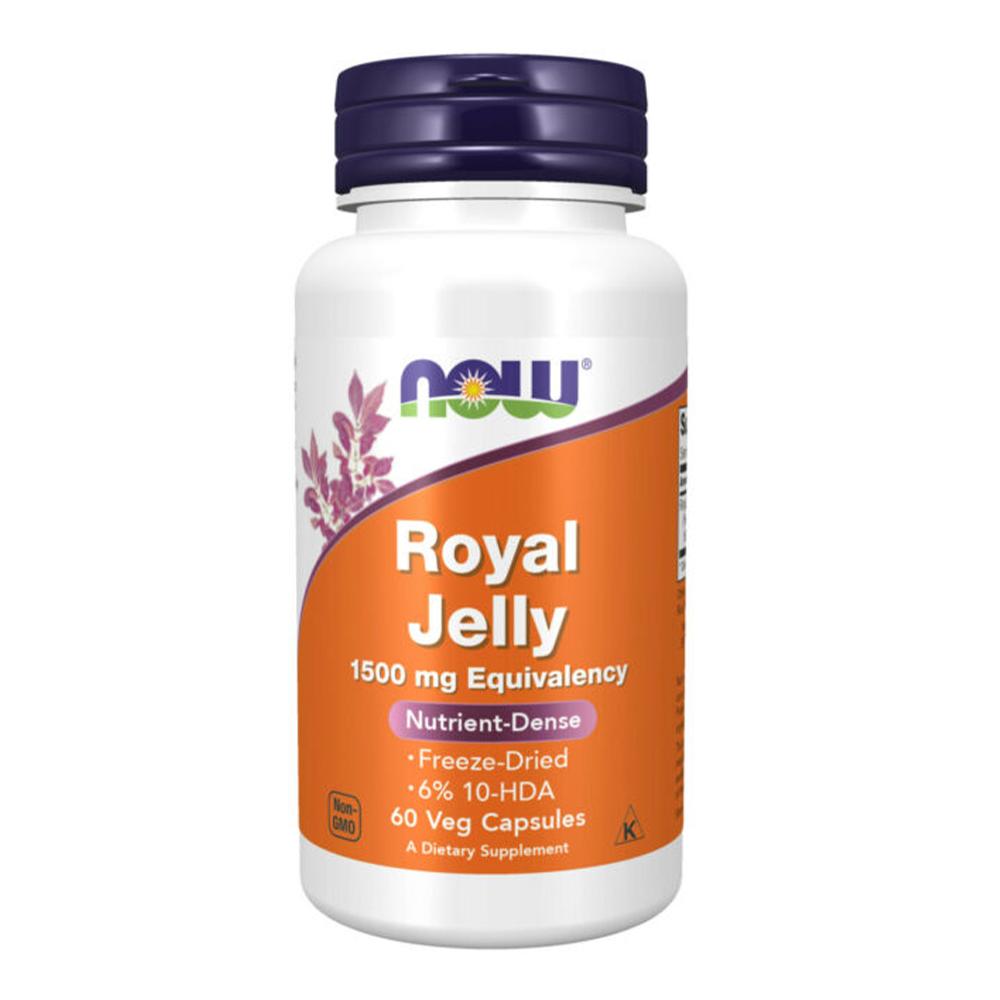 Now Royal Jelly 1500 mg equivalency Super food - Unflavored - 60 Caps