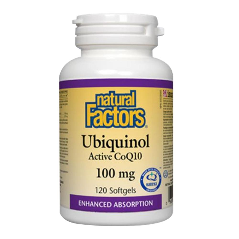 Natural Factors - Ubiquinol Active CoQ10 100 mg - Unflavored - 120 Softgels