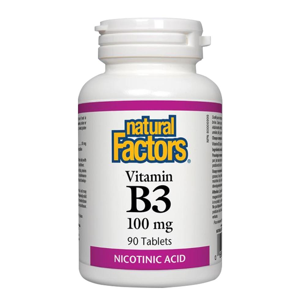 Natural Factors - Vitamin B3 100 mg - 90tabs