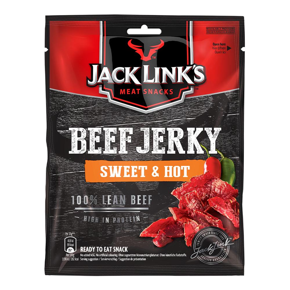 Jack Links - Meat Snacks - Beef Jerky - Sweet & Hot - 40 grams