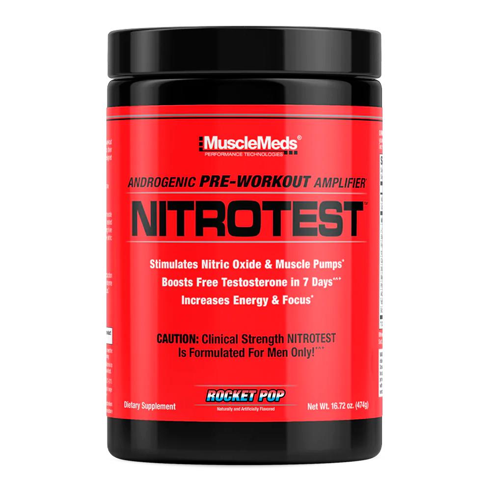 Muscle Meds - Nitrotest Pre - Workout Rocket Pop - 30 Servings