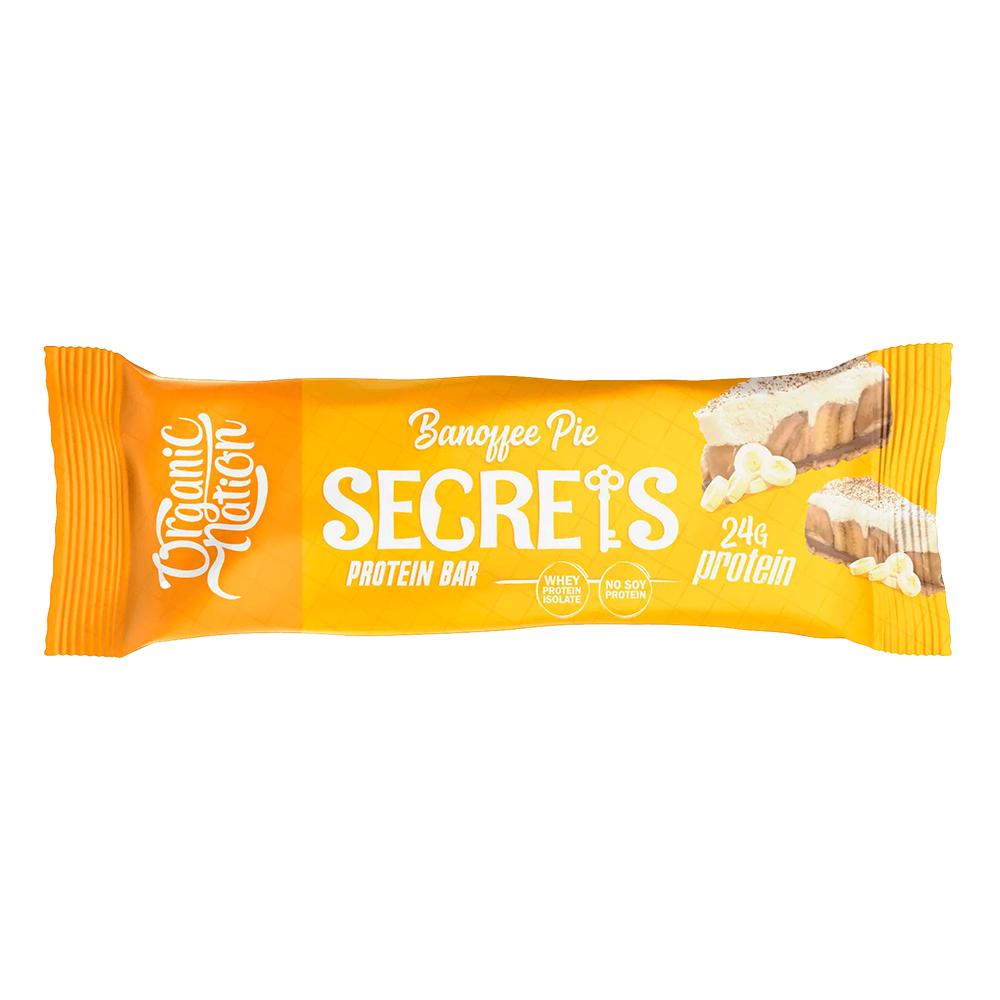 Organic Nation - Secrets Protein Bar - Banoffee Pie - 70G