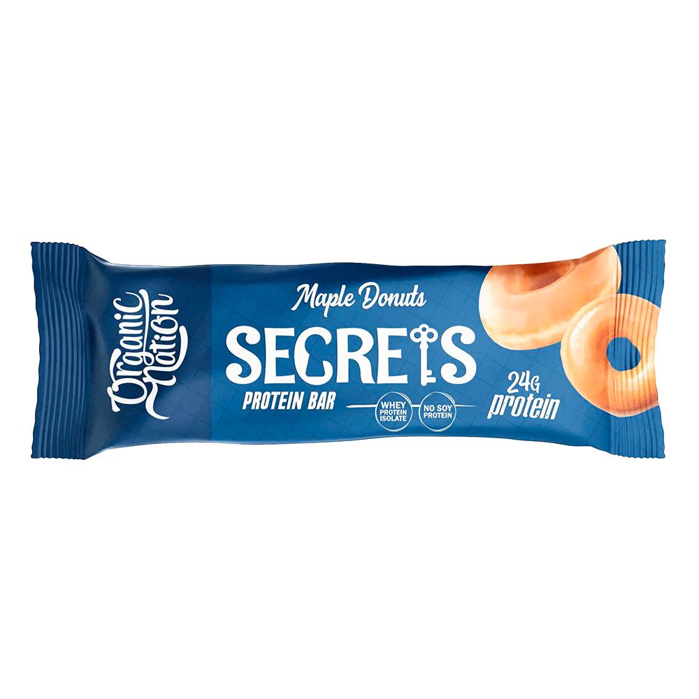 Organic Nation - Secrets Protein Bar - Maple Donuts - 70G