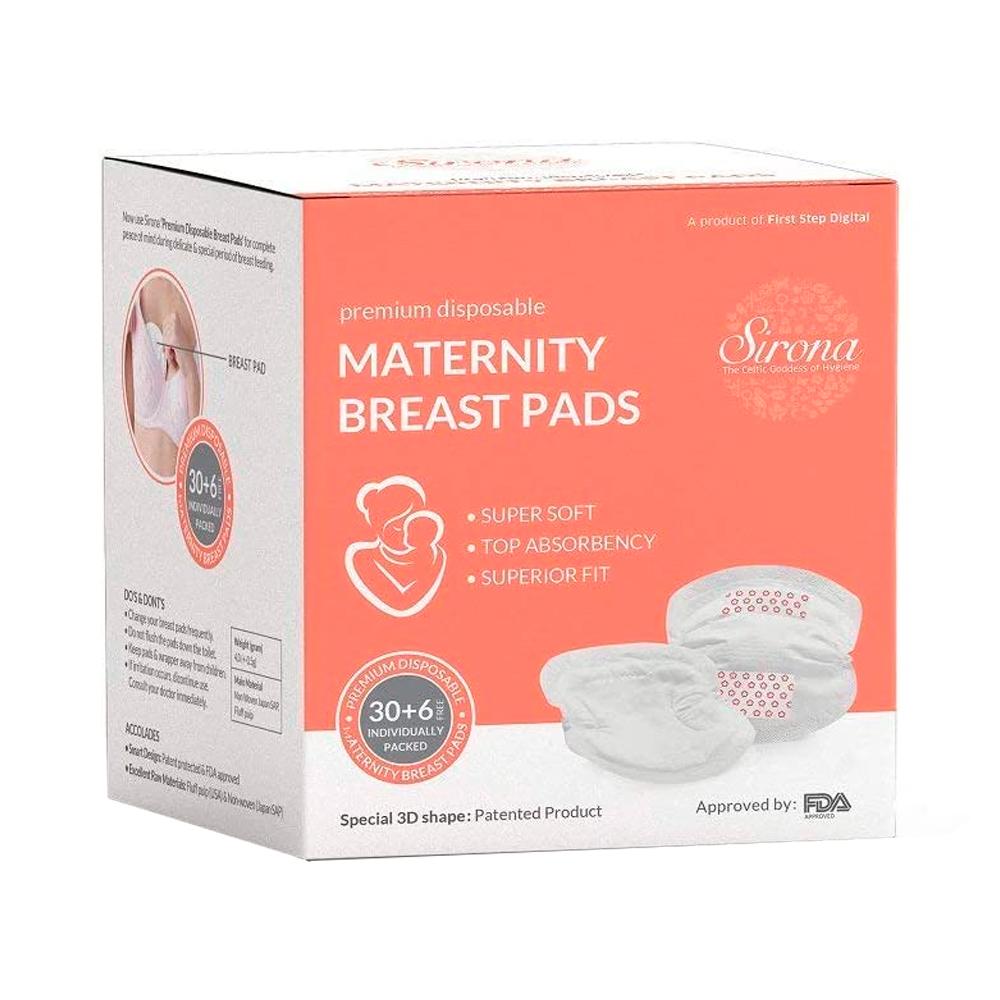 Sirona - Disposable Maternity Breast Pads - Pack Of 36 Pads