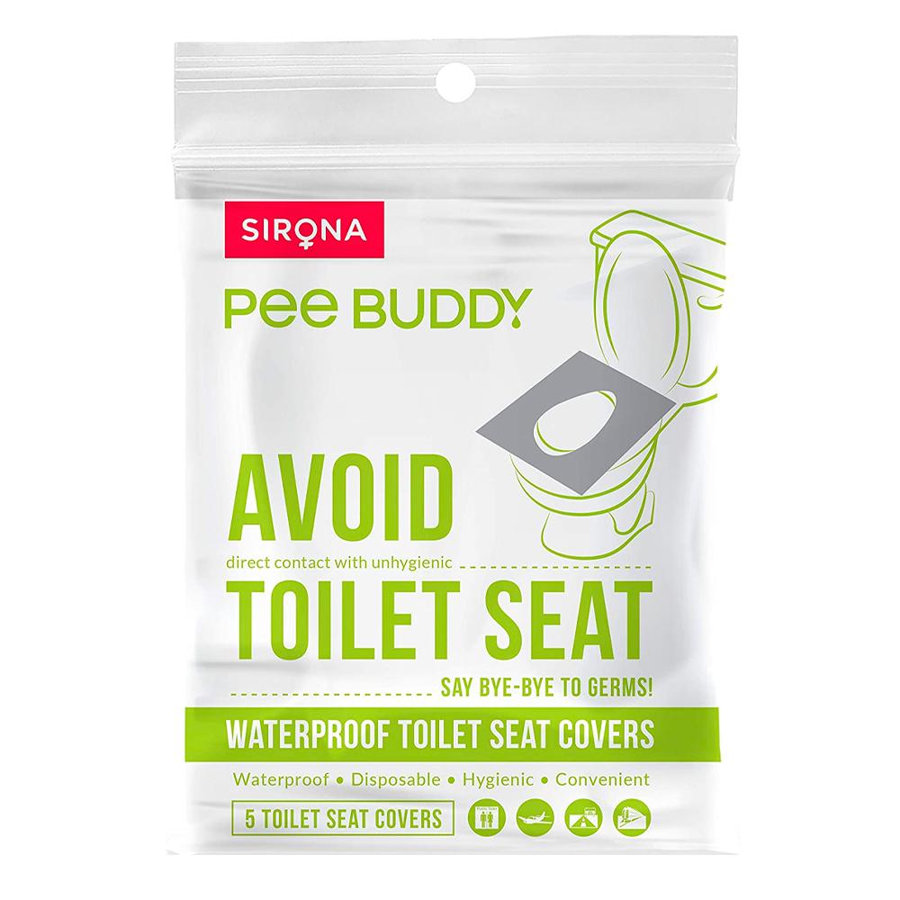 Sirona - Pee Buddy - Waterproof Toilet Seat Covers - Pack Of 5