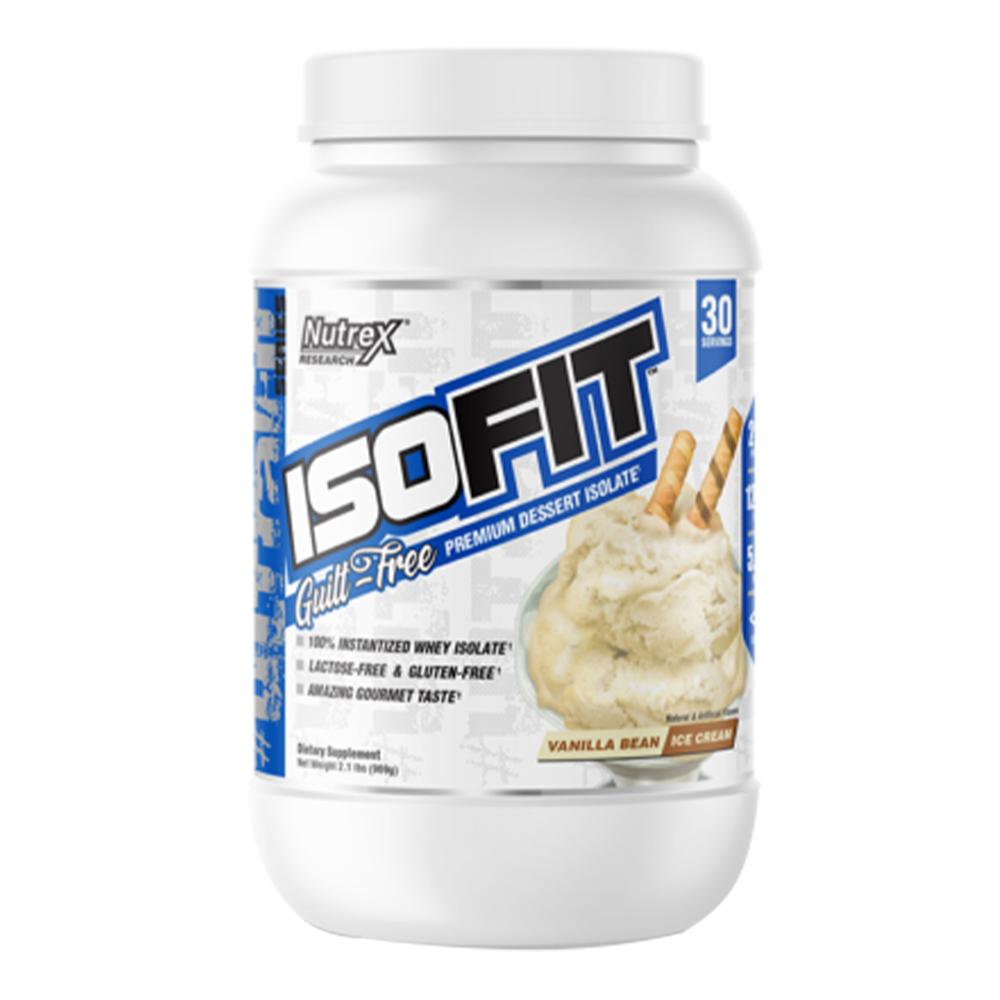 Nutrex Research - ISOFIT - Ultra Fit Series - Vanilla Bean Icecream - 30 Servings