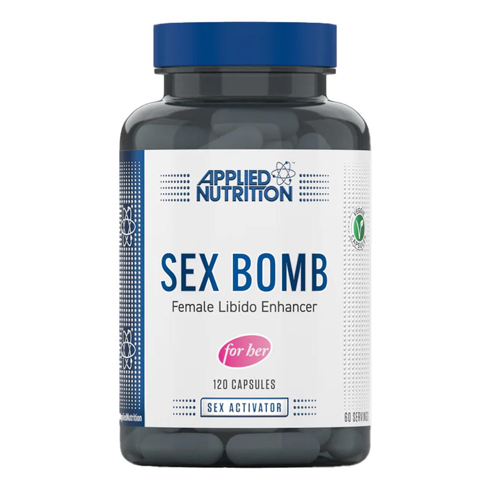 Applied Nutrition - Sex Bomb For Her - Female Libido Enhancer - Unflavored - 120 Capsules