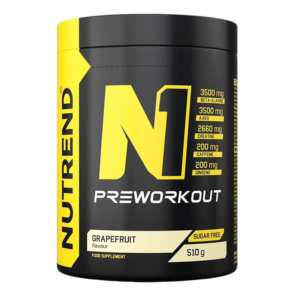 Nutrend - N1 Pre Workout - Grapefruit  - 510 Grams