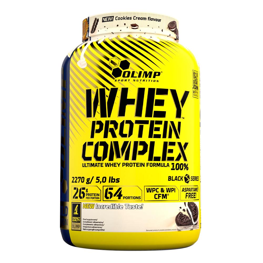 Olimp Sport Nutrition - Whey Protein Complex Gold Edition - Cookies Cream - 5 lbs