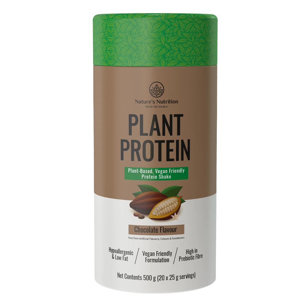 Nature's Nutrition - Plant Protein - Chocolate - 500 Grams