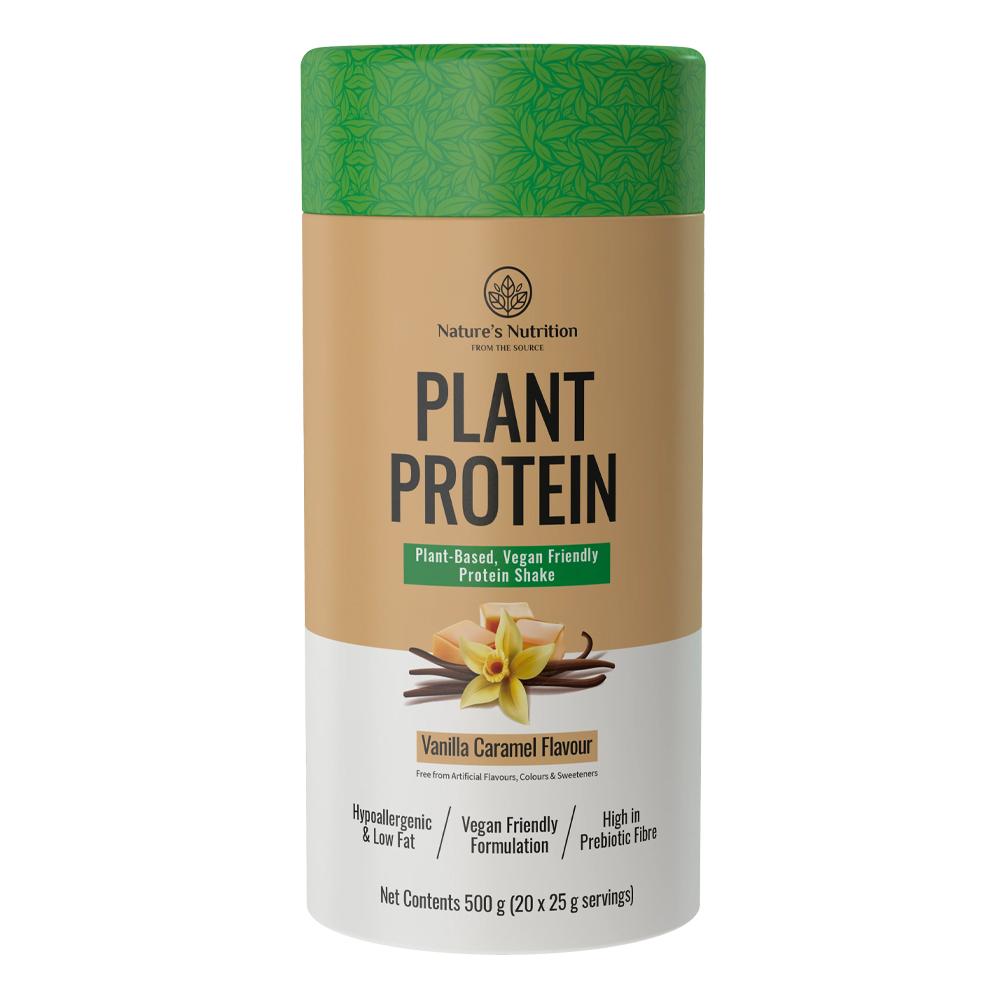 Nature's Nutrition - Plant Protein - Vanilla Caramel - 500 Grams