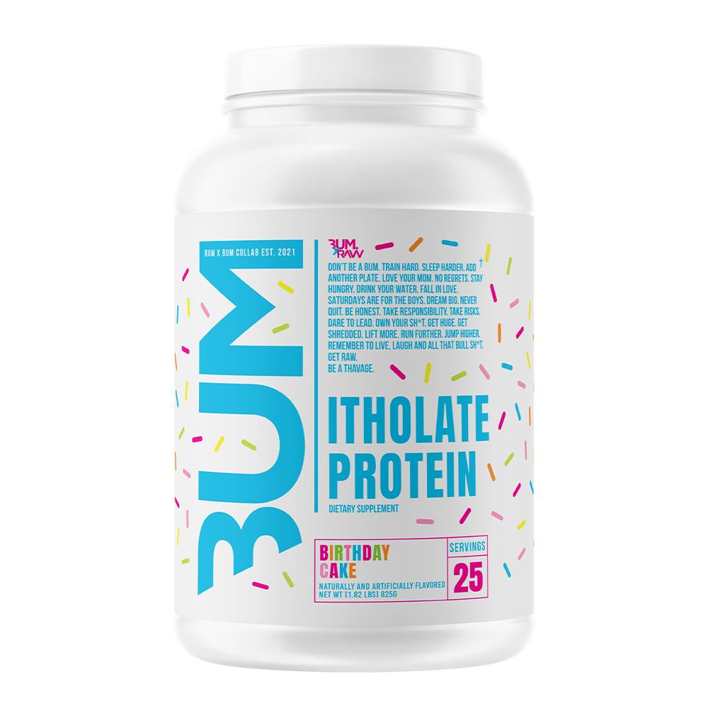 Raw Nutrition - CBUM Protein Itholate Whey Isolate Protein - Birthday Cake - 25 Servings