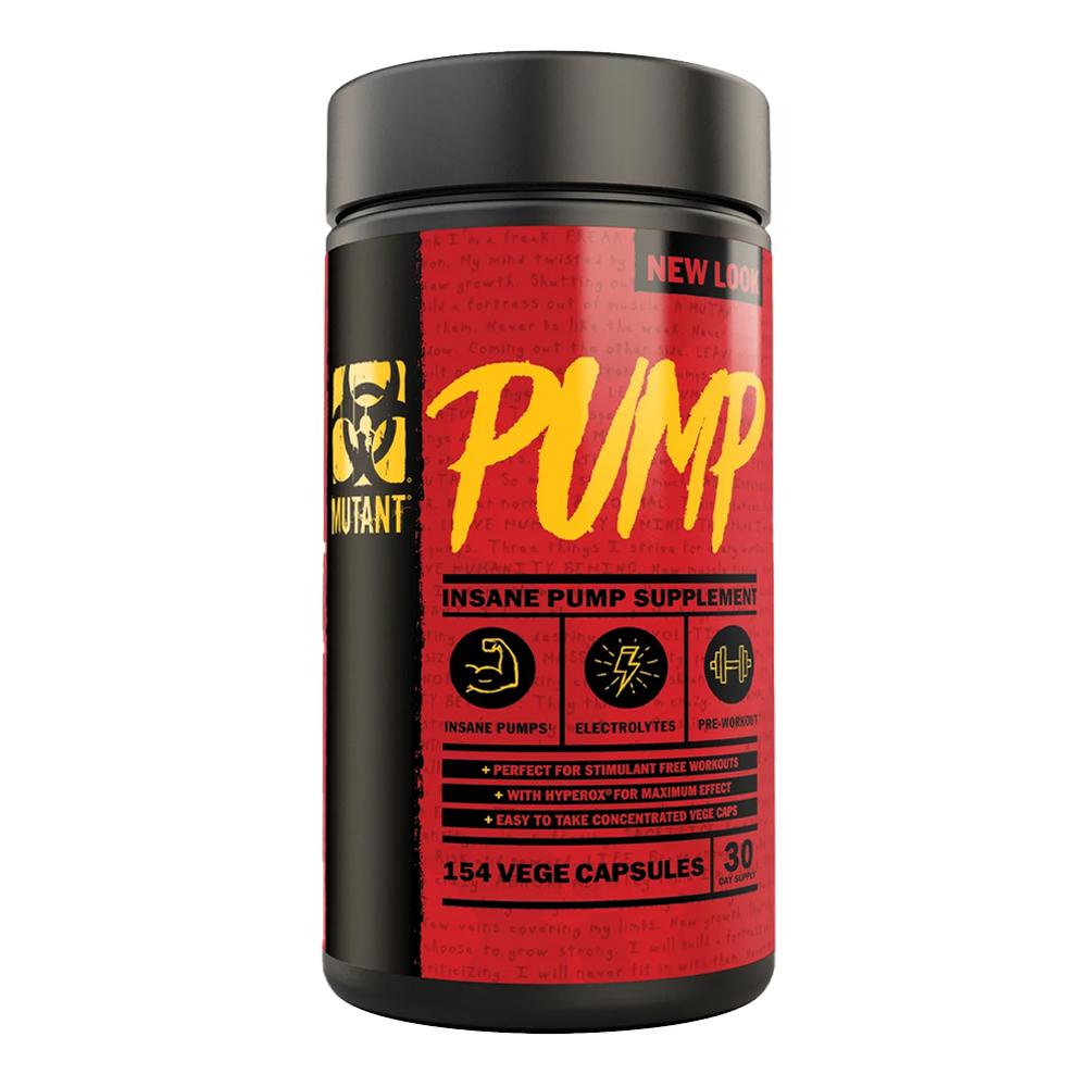 Mutant - Pump Insane Pump Supplement - 154 Vege Capsules 