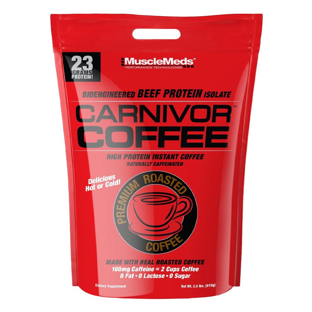 Muscle Meds - Carnivor Coffee Beef Protein Isolate Premium Roasted Coffee - 2 LB