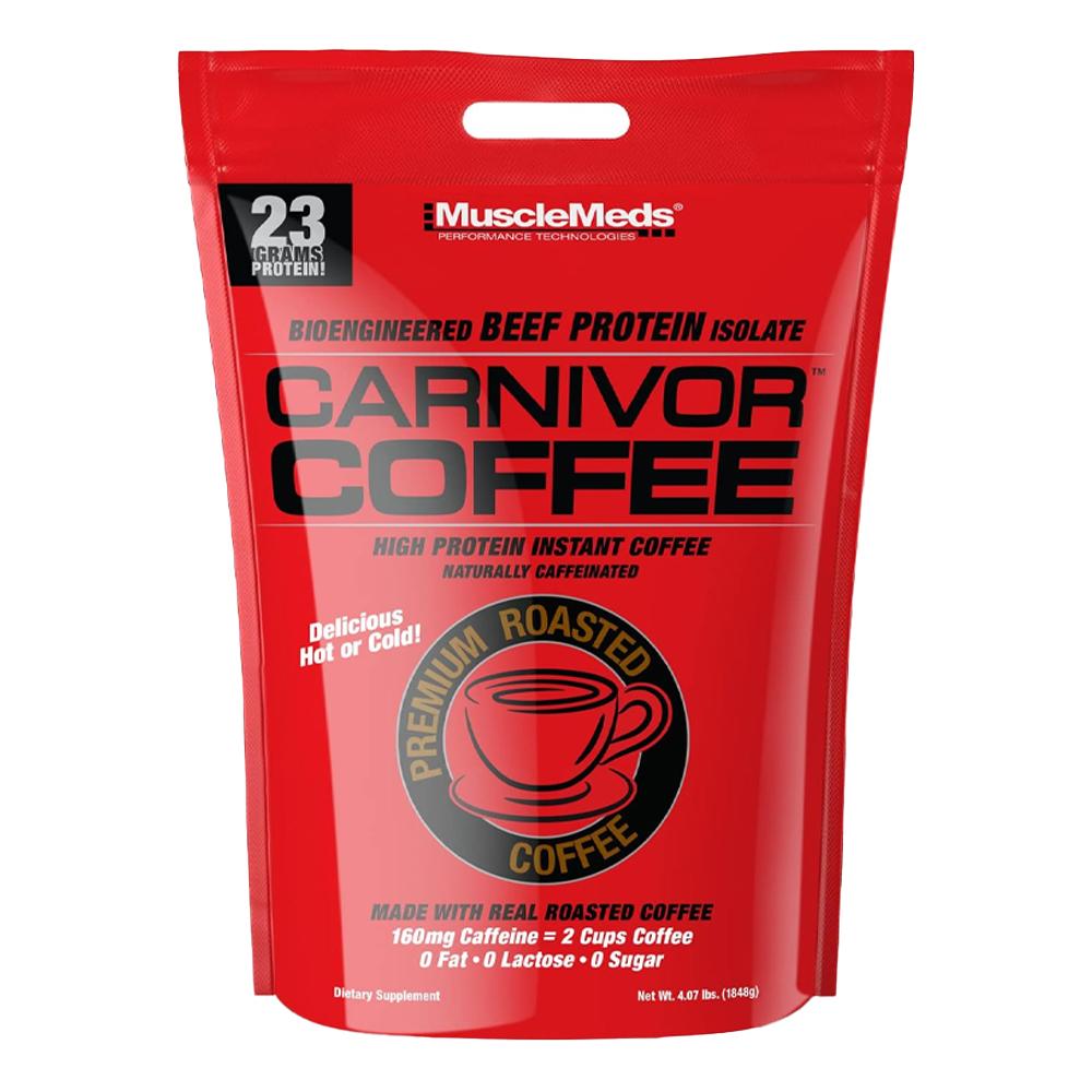 Muscle Meds - Carnivor Coffee Beef Protein Isolate Premium Roasted Coffee - 4 LB