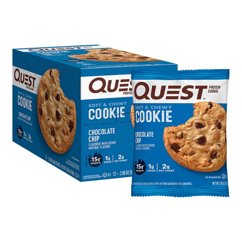 Quest - Protein Cookie - Chocolate Chip - Box of 12