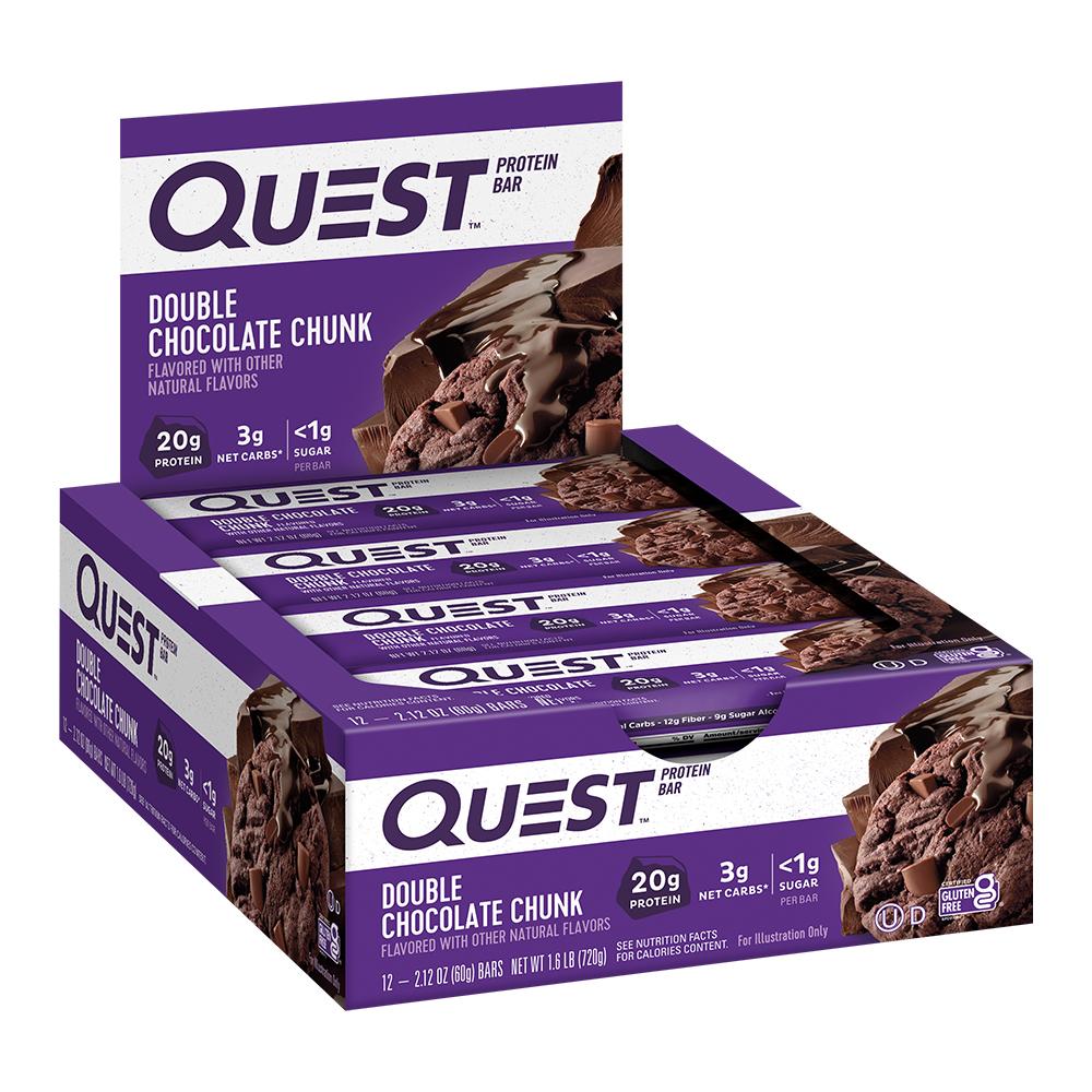 Quest - Protein Bar - Double Chocolate Chunk - Box of 12