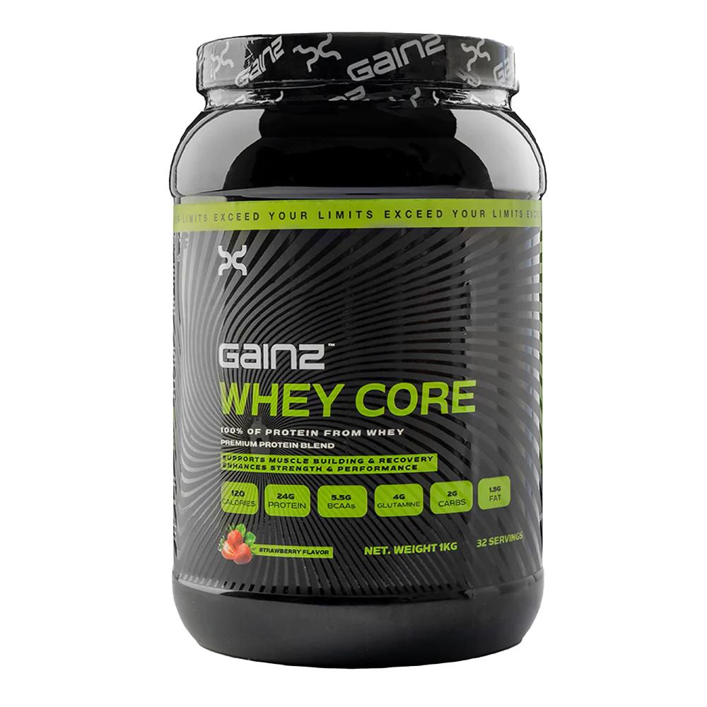 Gainz - Whey Core - Strawberry - 1 Kg