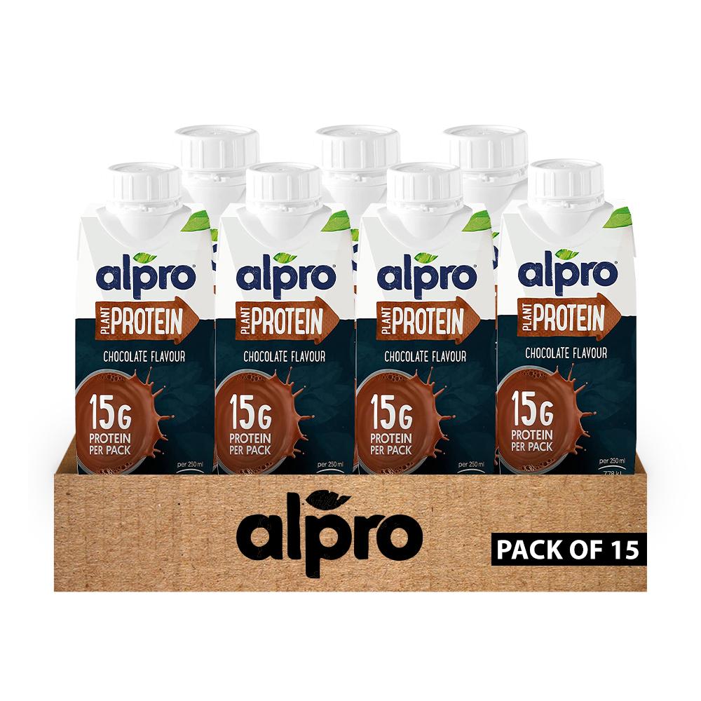 Alpro - Soya High In Protein - Chocolate - Box of 15