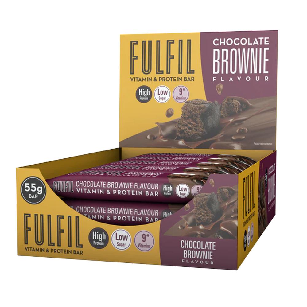 Fulfil Nutrition - Vitamin & Protein Bar - Chocolate Brownie - Box of 15