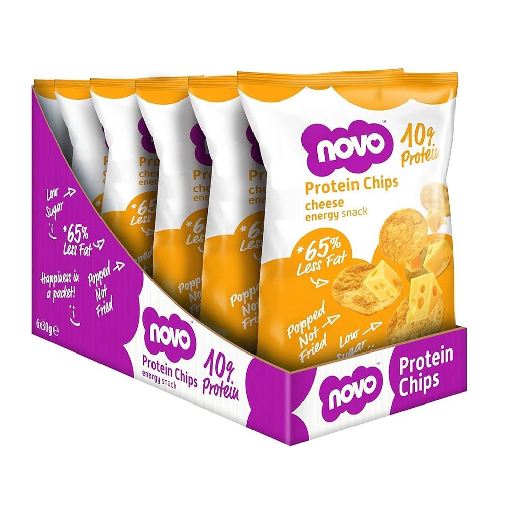 Novo Nutrition - Protein Chips - Cheese - Box of 6