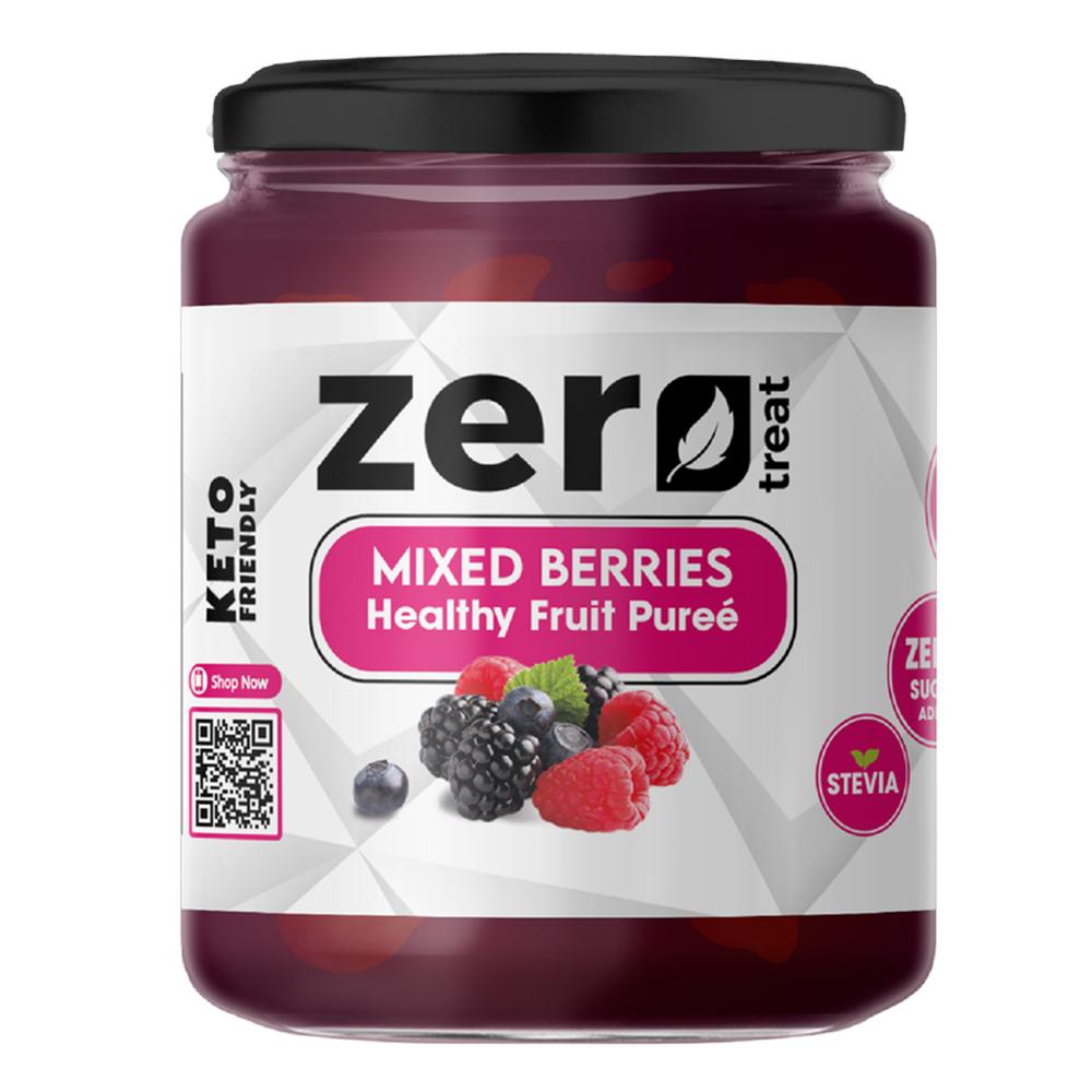 Zero Treat - Healthy Fruit puree - Mixed Berries - 180 g