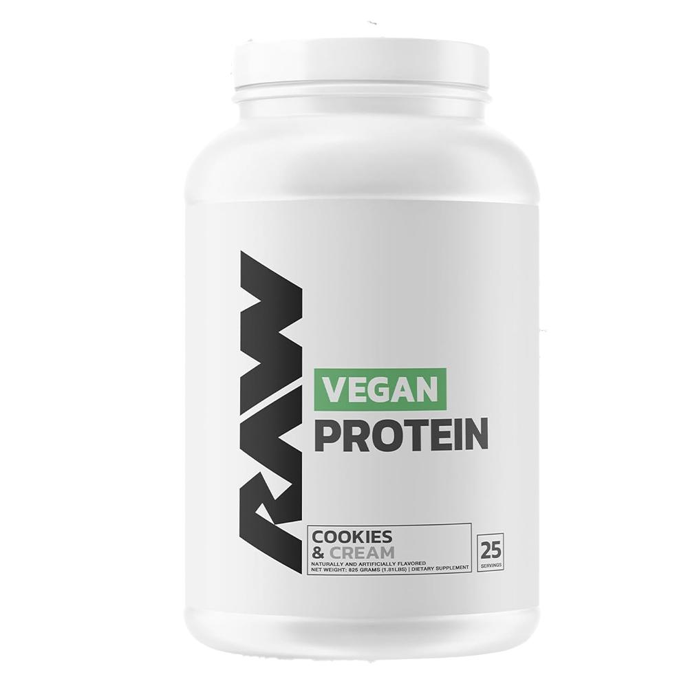 Raw Nutrition - Vegan Protein - Cookies and Cream - 25 Servings