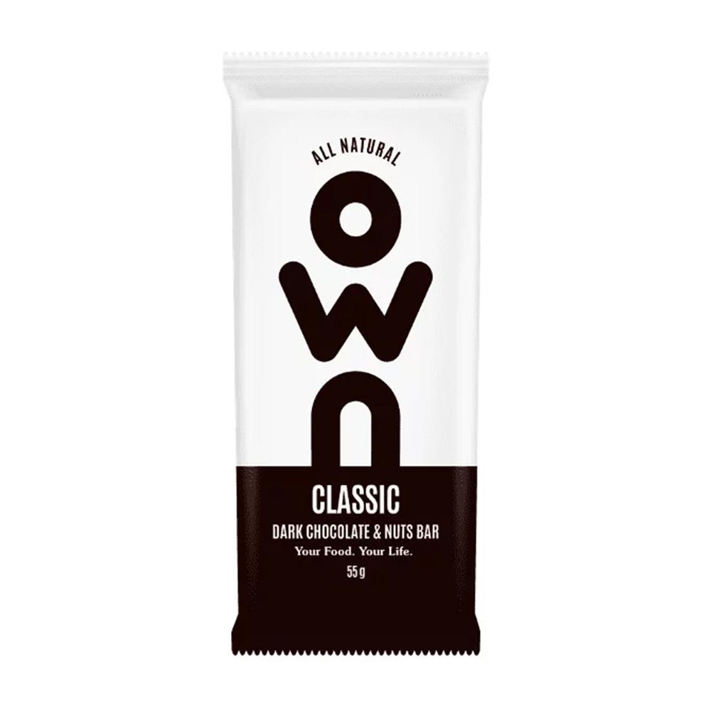 OWN Snacks - Bar - Dark Chocolate & Nuts - 55 Grams