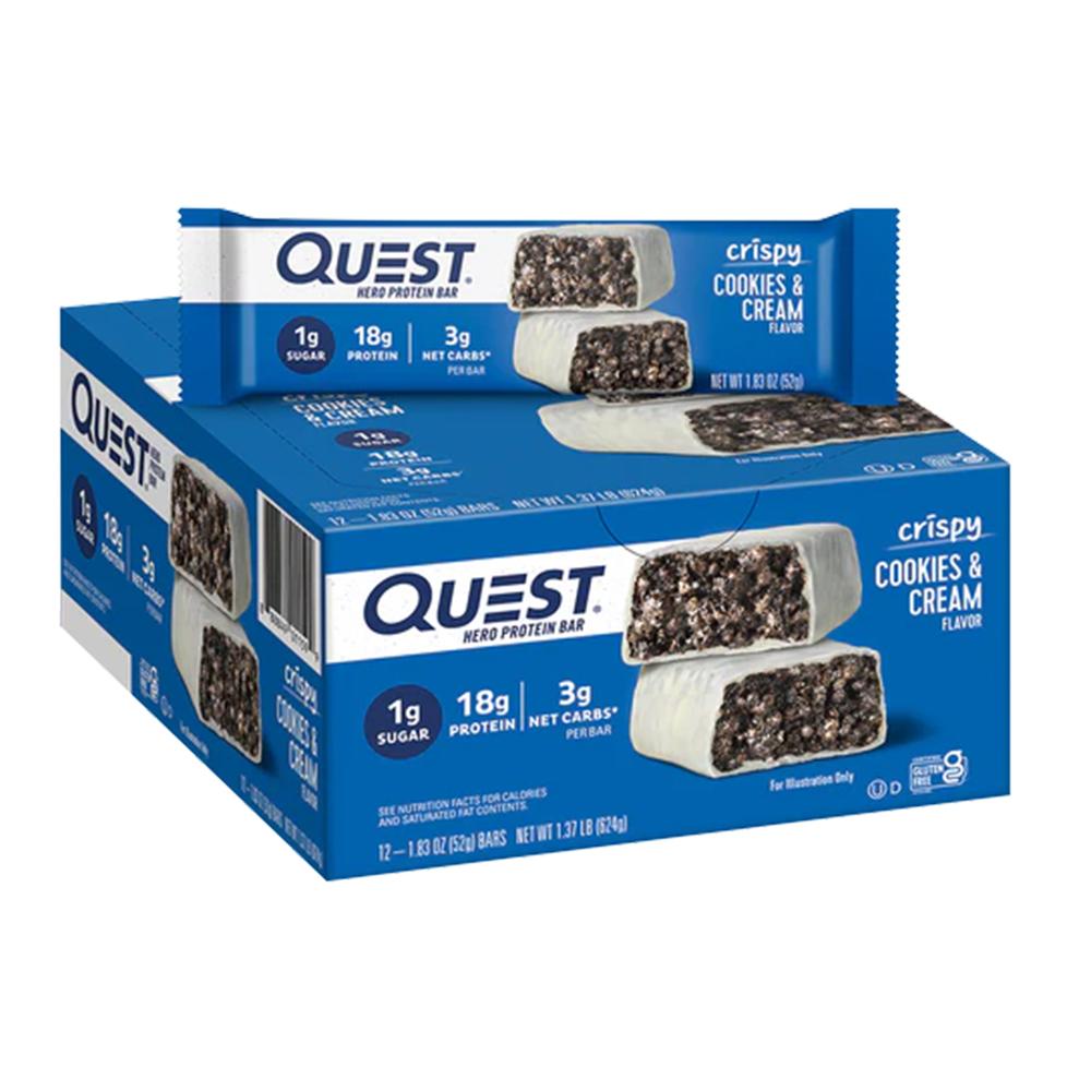 Quest Nutrition - Hero Crispy Protein Bar - Box of 12