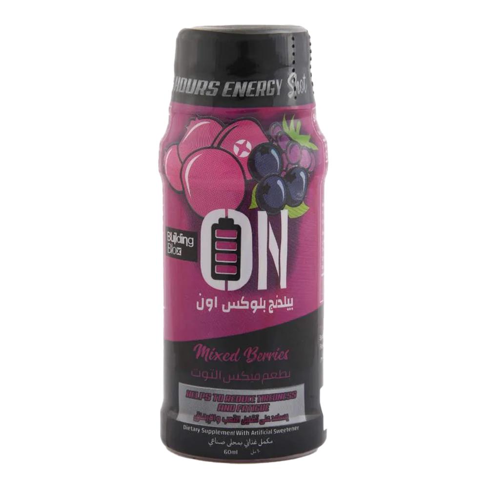 Building BLOX - ON Energy Shot - Mixed Berries - 60 ML