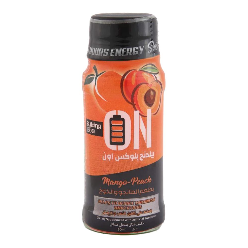 Building BLOX - ON Energy Shot - Mango-Peach - 60 ML