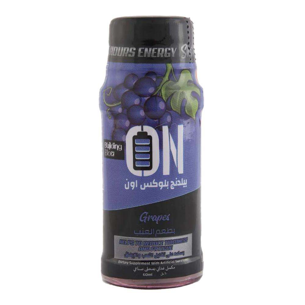 Building BLOX - ON Energy Shot - Grapes - 60 ML