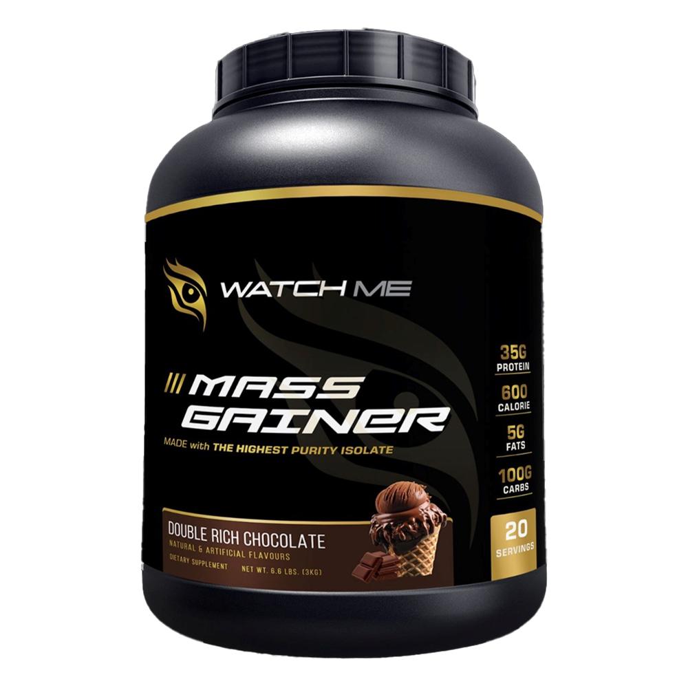 Watchme Supps - Mass Gainer  - Double Rich Chocolate  - 6.6 lbs.