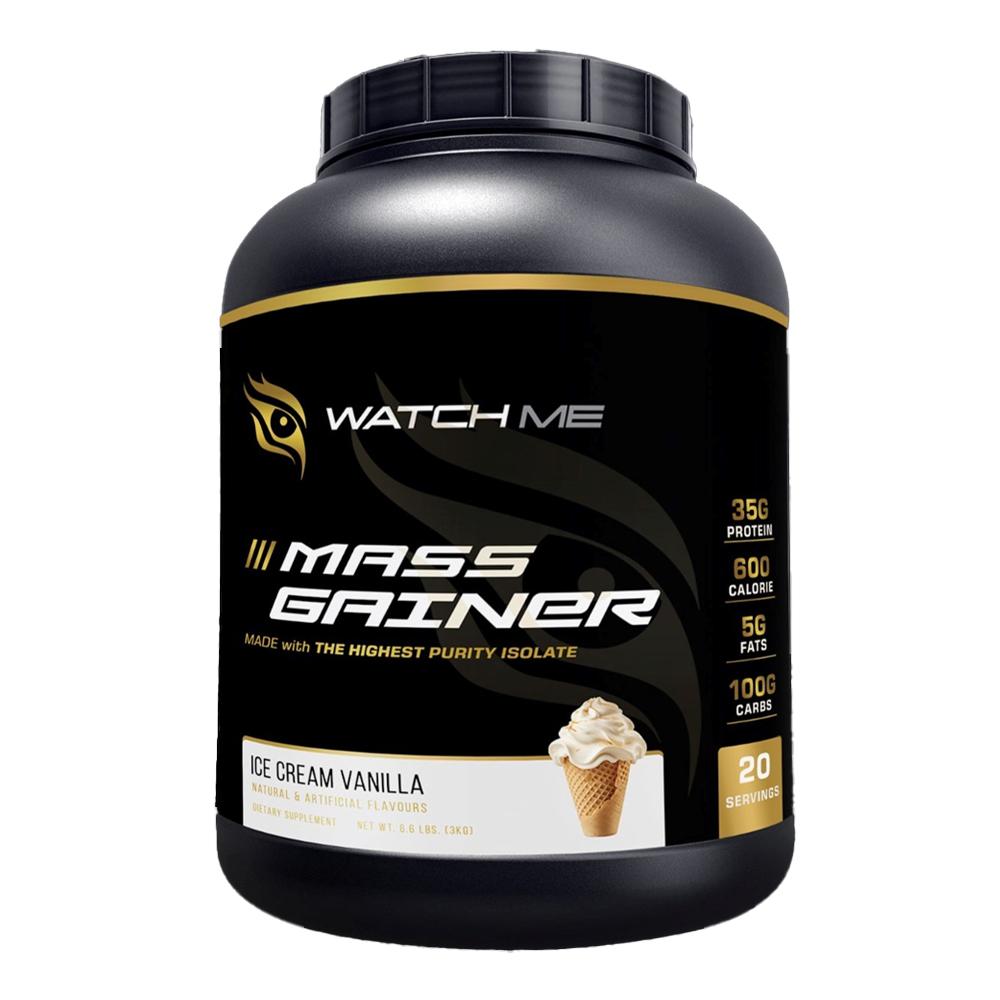 Watchme Supps - Mass Gainer - Ice Cream Vanilla - 6.6 lbs.