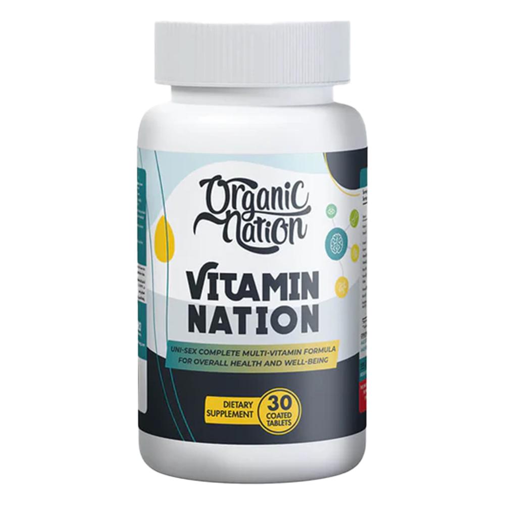 Organic Nation - Vitamin Nation - Not flavored - 30 Tablets