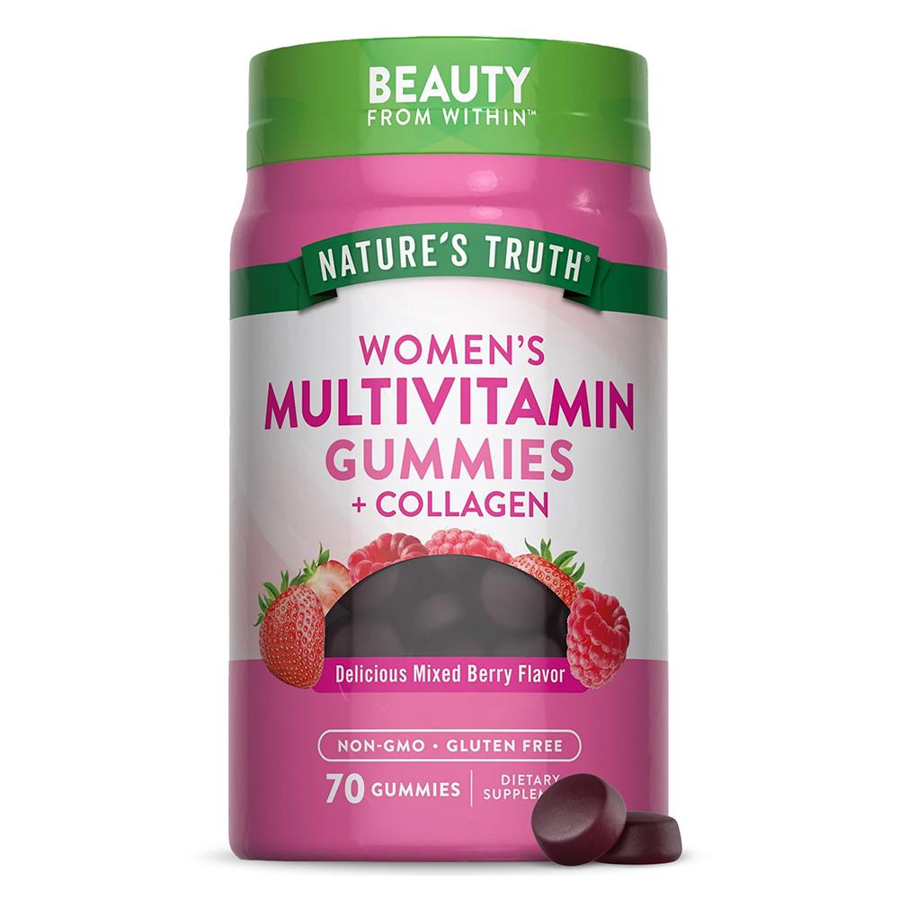 Natures Truth - Women's Multivitamin With Collagen - Mixed Berry - 70 Gummies