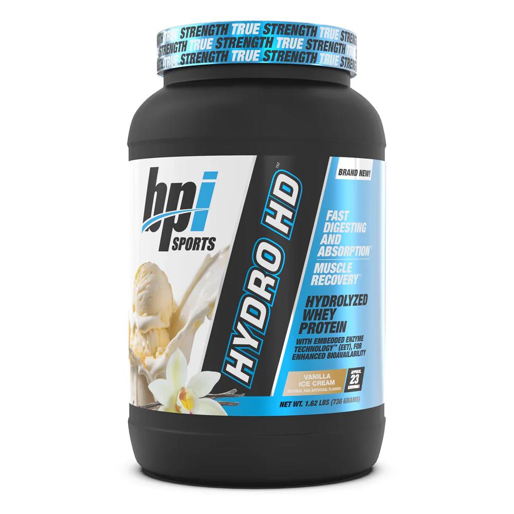 BPI Sports - Hydro HD - Hydrolyzed Whey Protein - Vanilla Ice Cream - 23 Servings