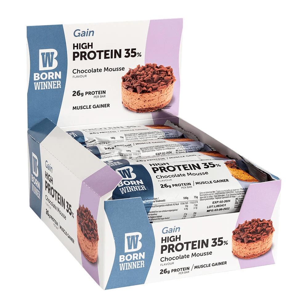 Born Winner - Gain Protein Bar - Box of 12