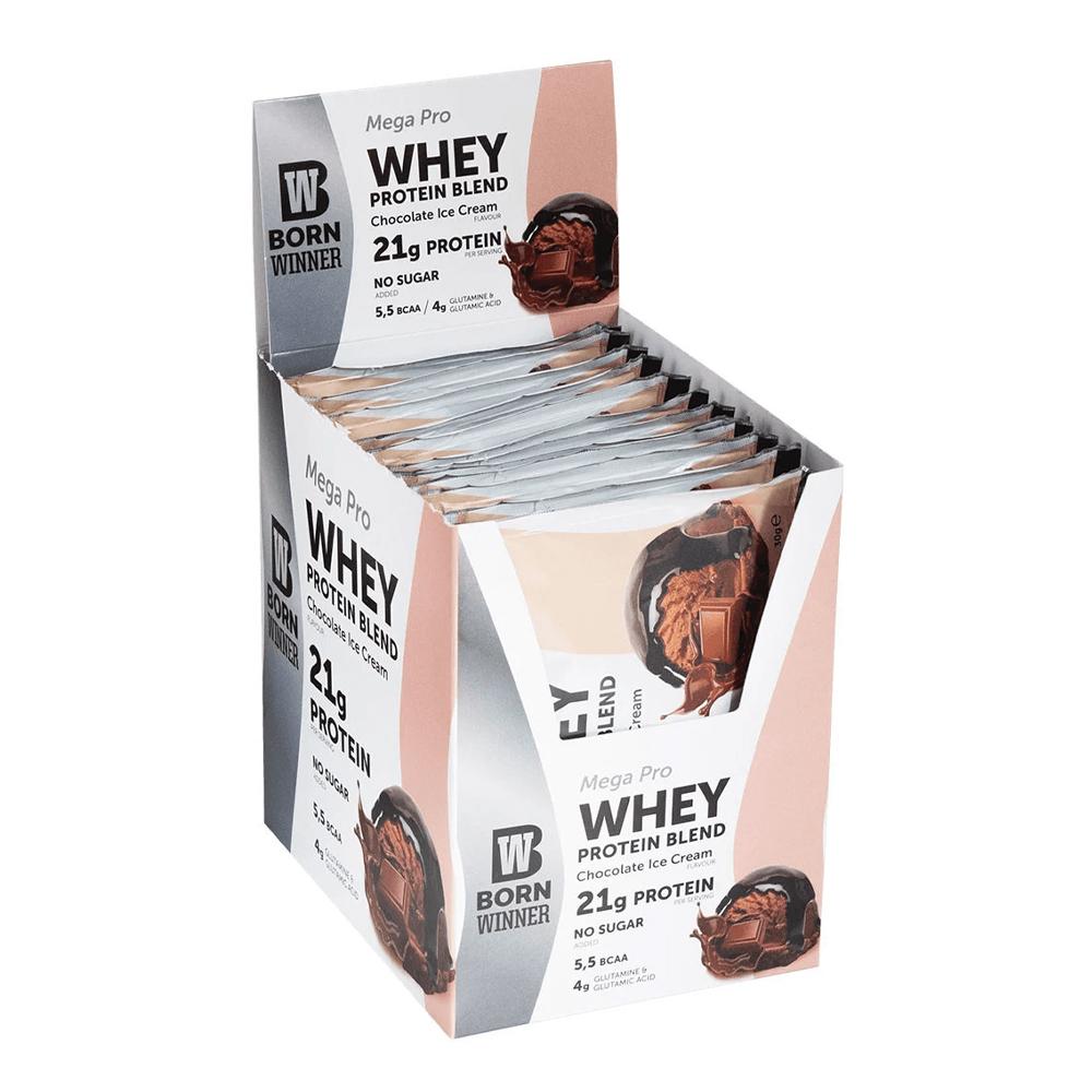 Born Winner - Mega Pro Whey Protein Blend Sachet - Box of 12