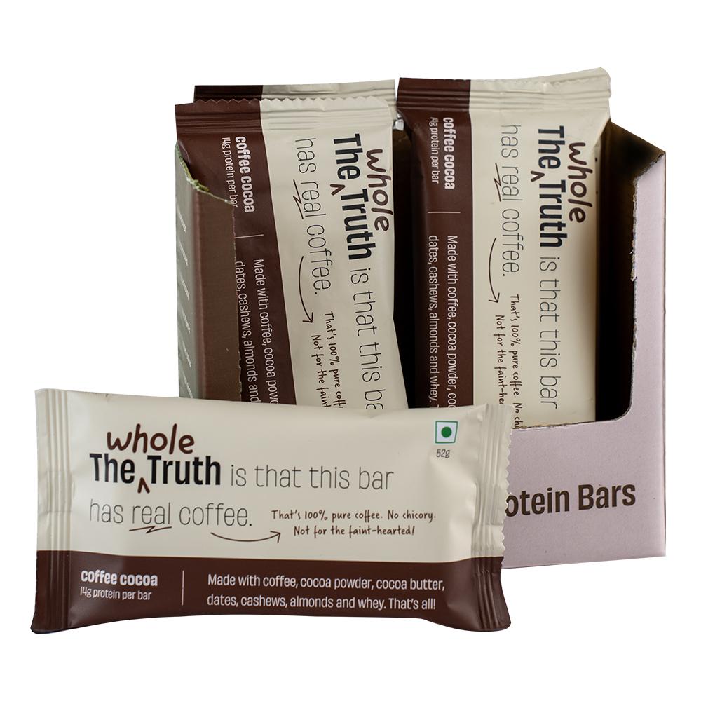 The Whole Truth - Protein Bar - Coffee Cocoa - Box Of 6