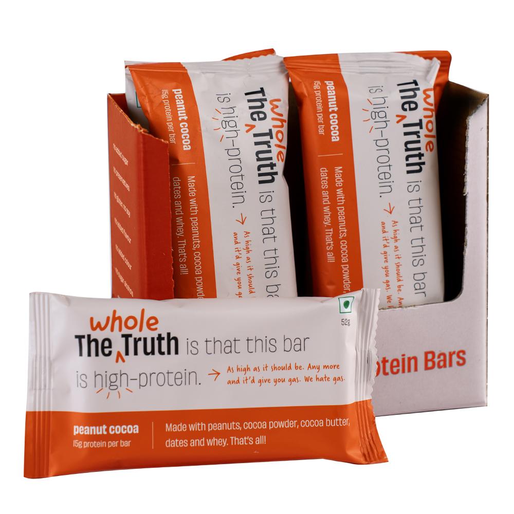 The Whole Truth - Protein Bar - Peanut Cocoa - Box Of 6