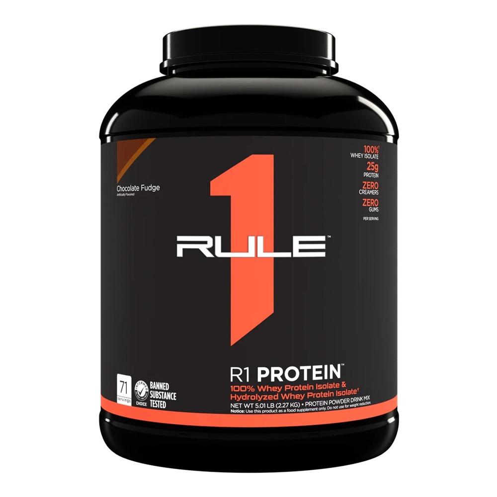 Rule 1 - Whey Protein Isolate - Chocolate fudge - 71 servings