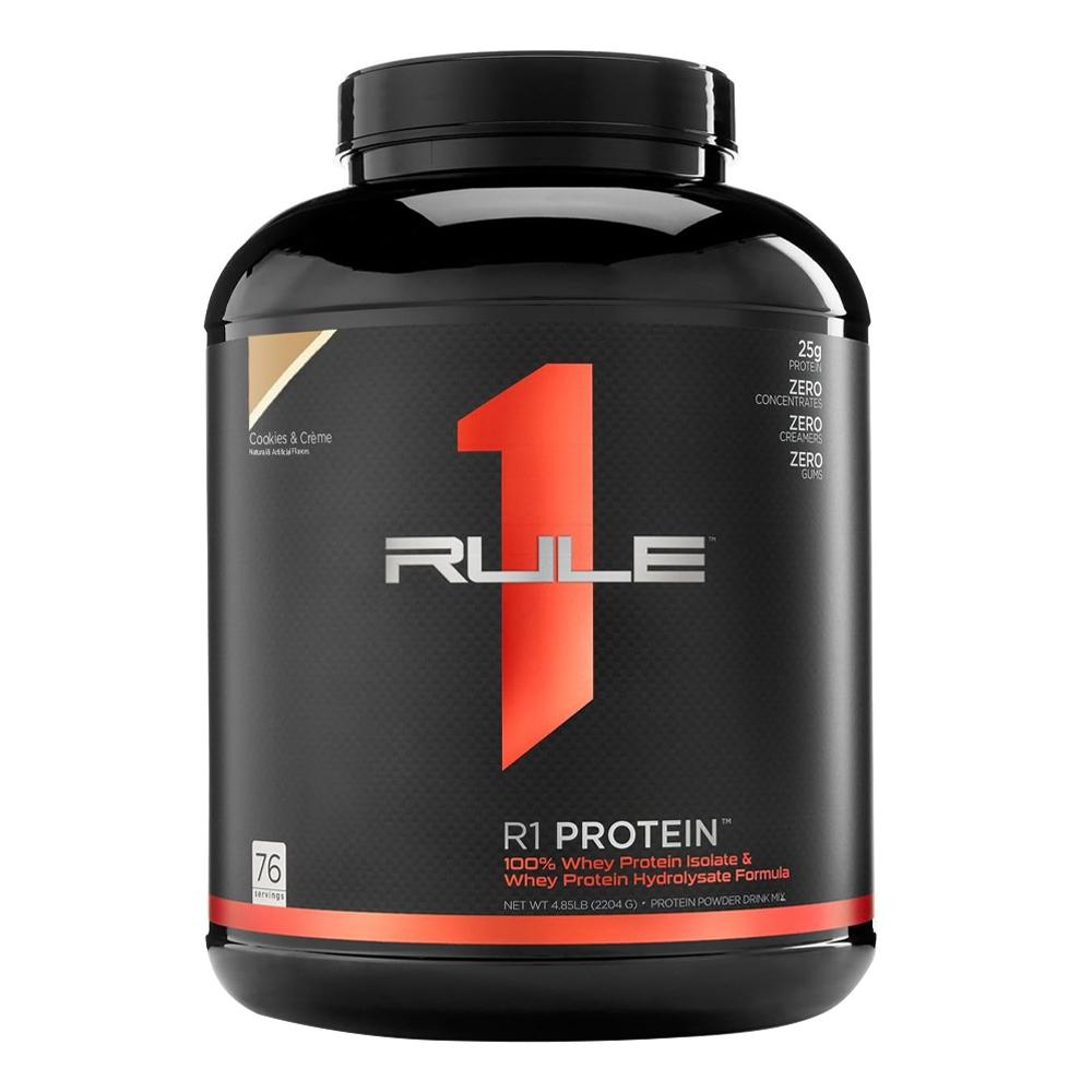 Rule 1 - Whey Protein Isolate - Cookies & cream - 76 servings