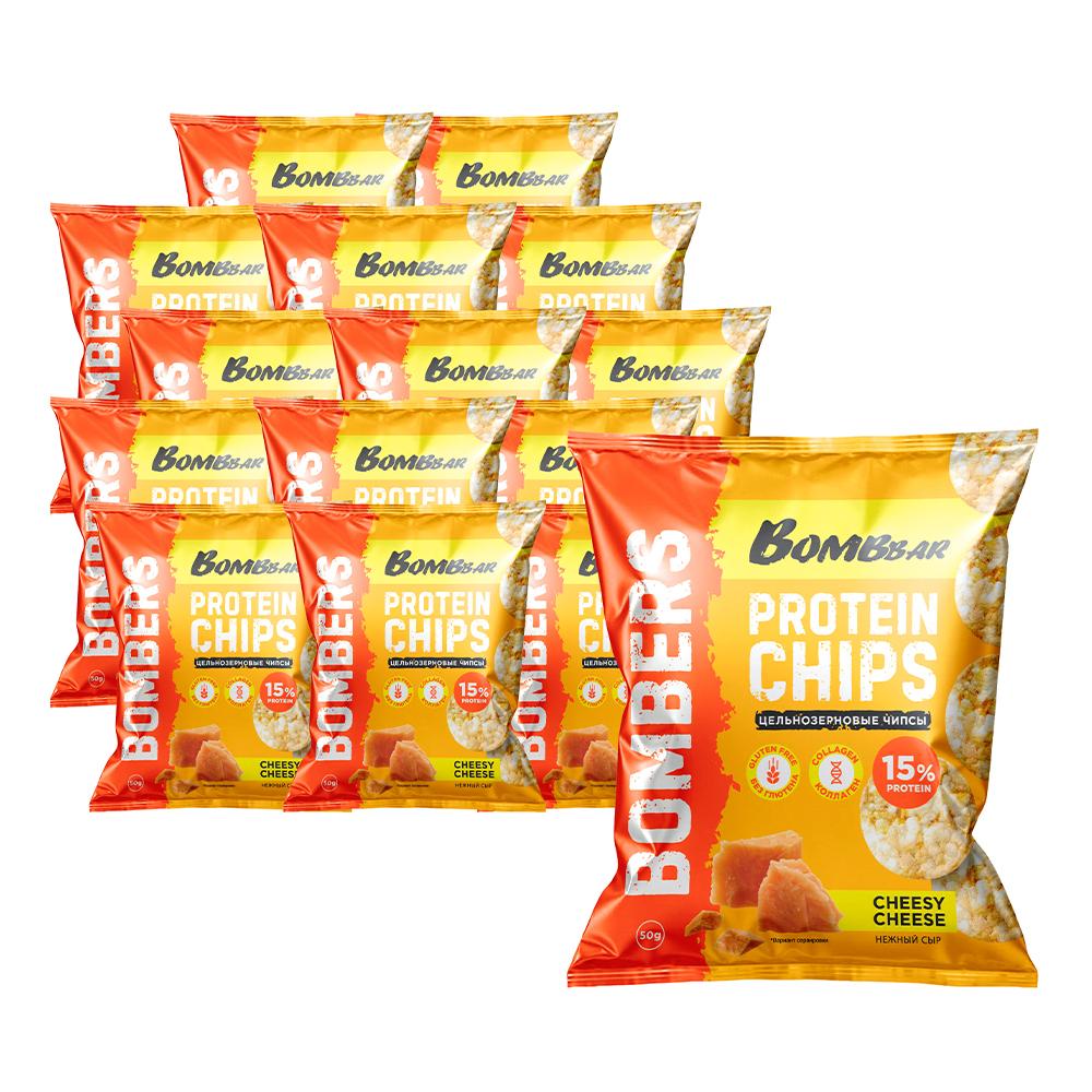 BombBar - Whole Grain Protein Chips - Box of 14