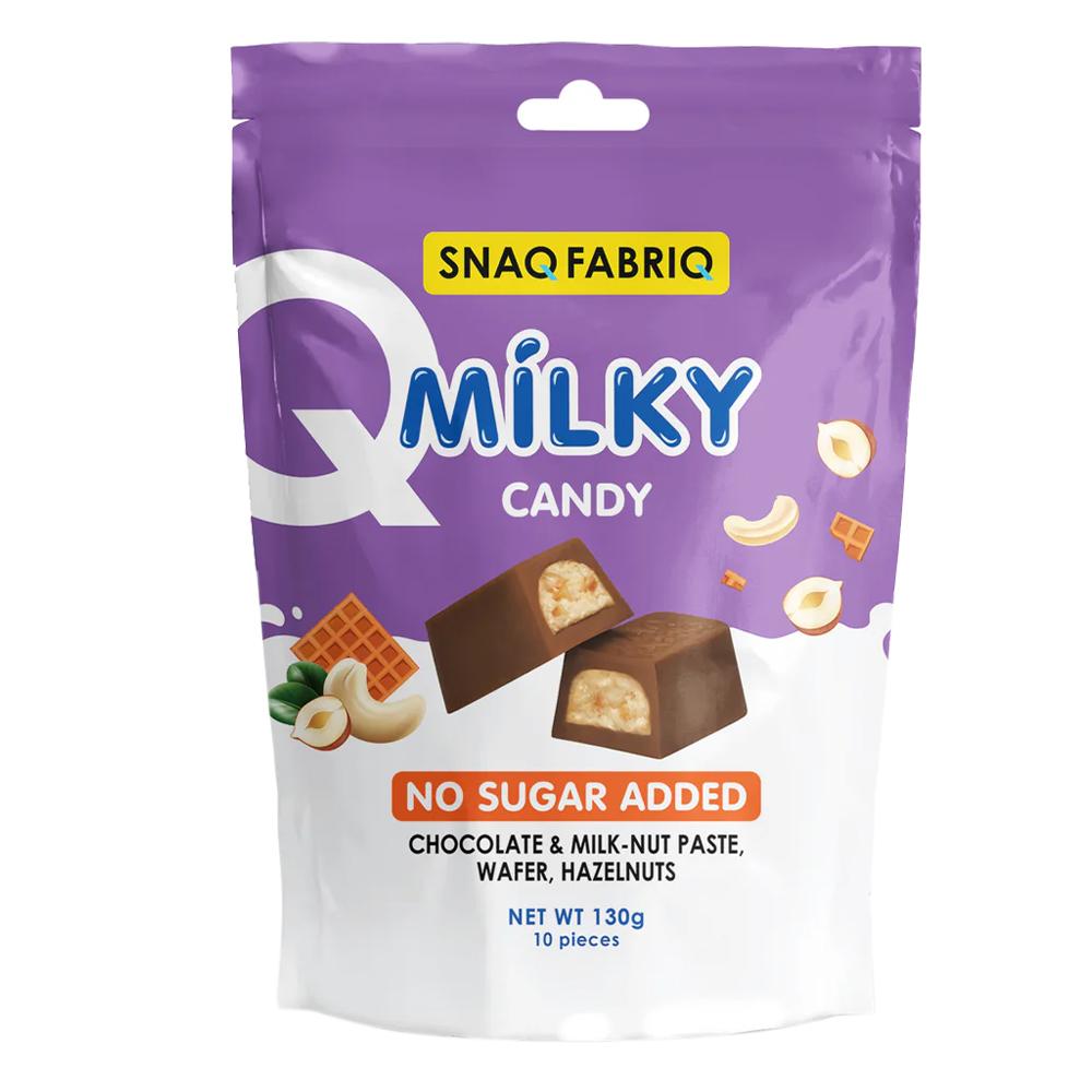 SnaQ FabriQ - Milky Candies - Milk-Nut & Hazelnut - 130 Grams